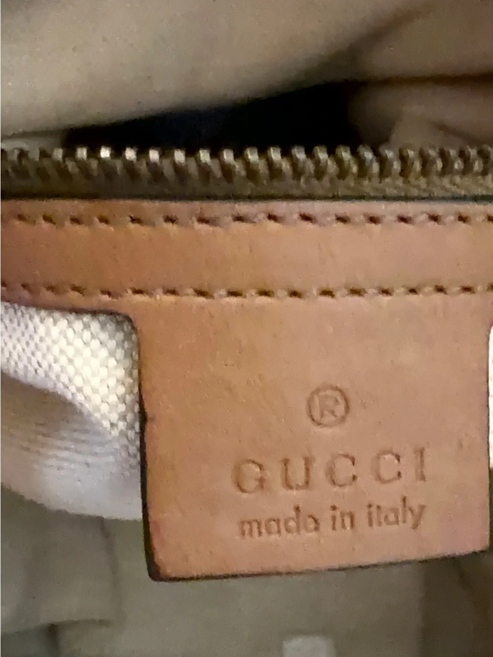 Gucci GG Canvas Web Rania Drawstring Hobo Bag